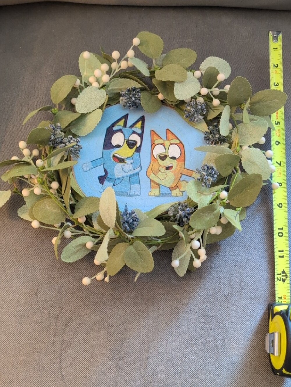 Handmade Bluey Themed Wreath - Picture 6 of 6